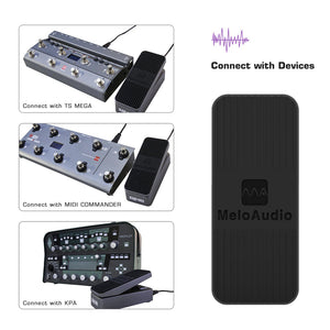 Wah Volume Pedal For Guitar Multi Effects Expression Pedal Bass Foot Pedal Effect 2 Input 2 Output Jack With Instrument Cable