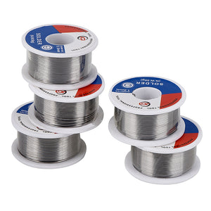 JCD soldering Tin wire (lead free) 100g, 0.6mm 0.8mm 1.0mm 1.2mm 1.5mm Rosin Core Solder roll Flux BGA