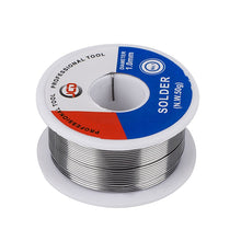 Load image into Gallery viewer, JCD soldering Tin wire (lead free) 100g, 0.6mm 0.8mm 1.0mm 1.2mm 1.5mm Rosin Core Solder roll Flux BGA
