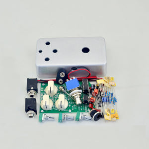 DIY Delay Pedal Kit with Pre-drilled 1590B Style Guitar Effects Pedal Aluminum Stomp Box