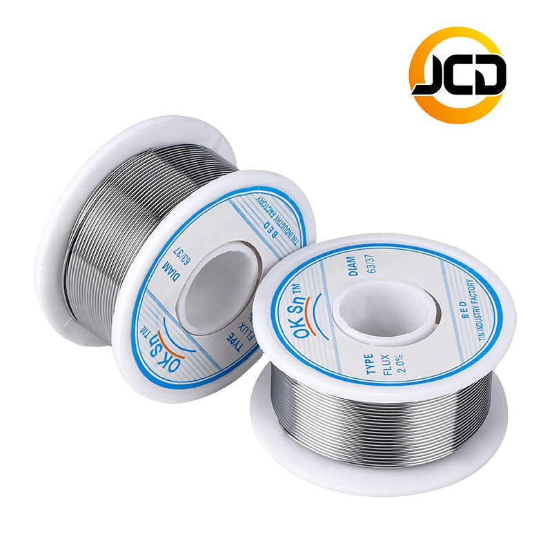 JCD 100g Rosin Core soldering wire, 60/40 Tin lead 45FT flux